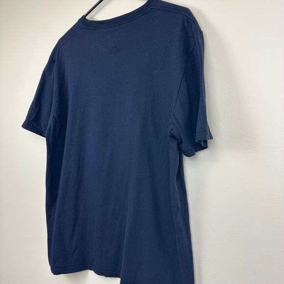 Fanatics Seattle Kraken Hockey NHL Sports Logo Crewneck Navy Blue T-Shirt Large - Picture 5 of 9